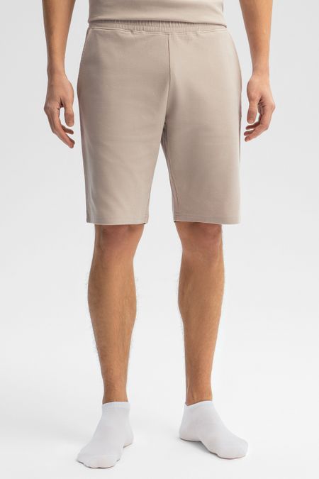 Шорты из хлопка бежевого цвета 3990₽