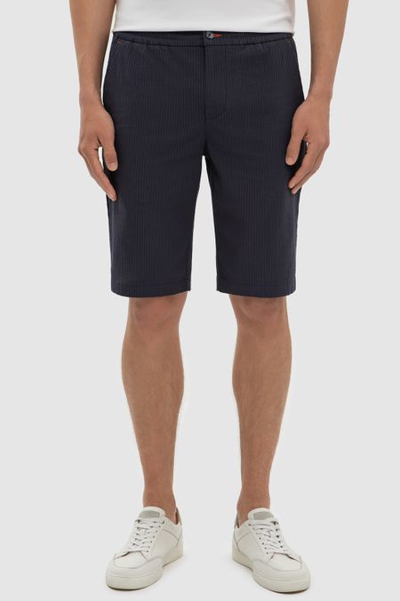 Синие хлопковые шорты Regular fit 0₽