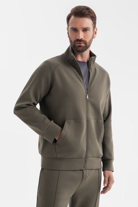 Толстовка из хлопка цвета хаки 6990₽