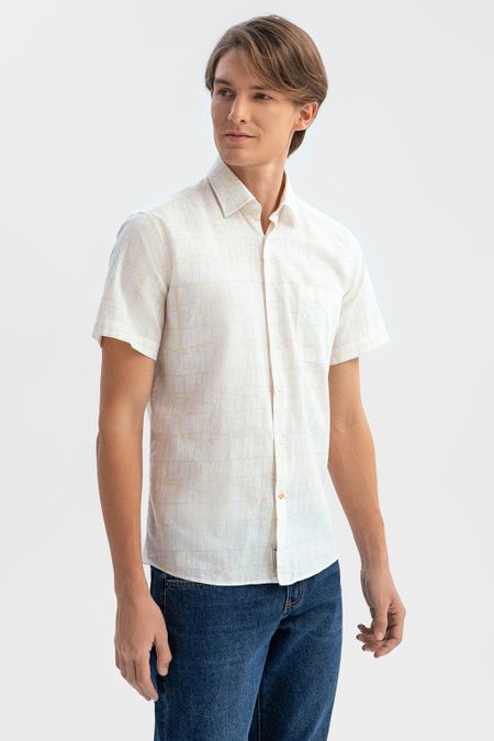 Сорочка с коротким рукавом из австрийской ткани Getzner 3990₽