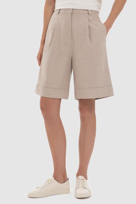 Шорты из хлопка и льна 6990₽