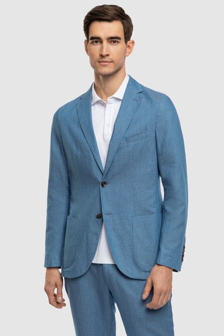 Голубой пиджак Limited edition из лиоцелла и льна 32990₽