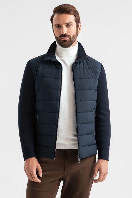 Куртка с трикотажными рукавами 0₽