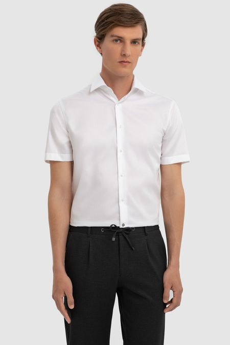 Сорочка с коротким рукавом из хлопка свободный фасон 0₽