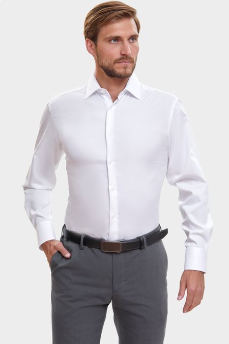 Сорочка из хлопка белого цвета 0₽