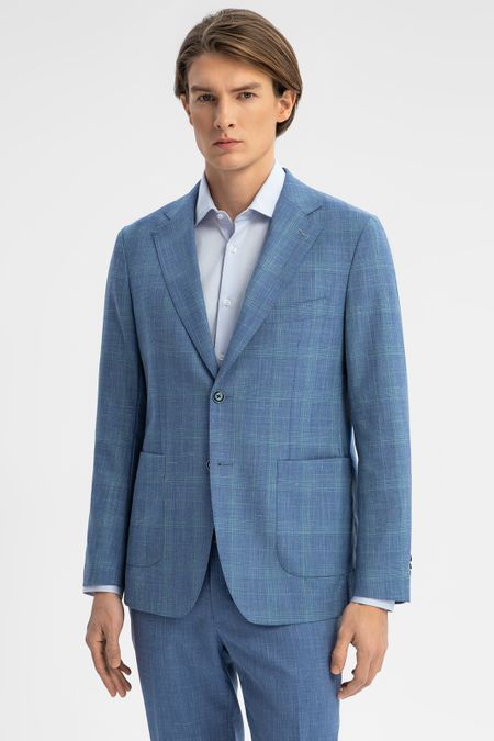 Пиджак из шерсти льна и шелка 21990₽