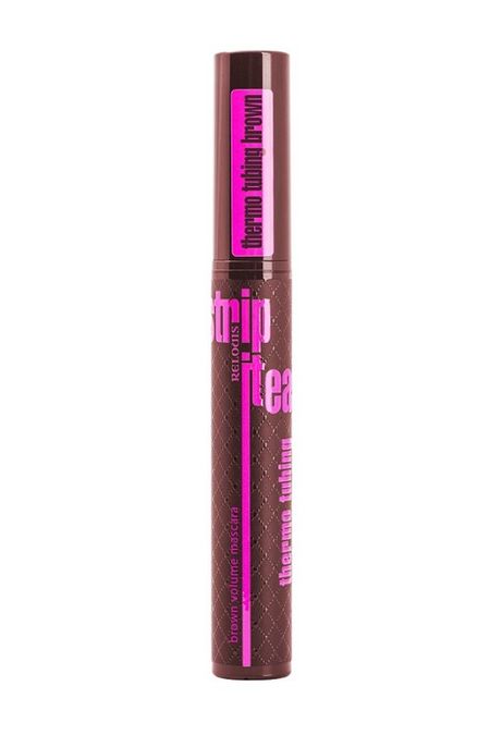 Тушь "Strip it Easy Thermo Tubing"  RELOUIS  объемная КОРИЧНЕВАЯ 9 г