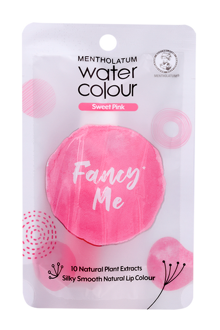 Бальзам Mentholatum WATER COLOUR д/губ с розовым оттенком, 3 г