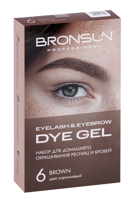 Набор Innovator Cosmetics Bronsun №6 коричневый д/домашнего окрашивания ресниц и бровей