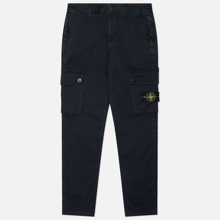 Мужские брюки Stone Island Stretch Organic Broken Twill Cotton Old Effect Slim