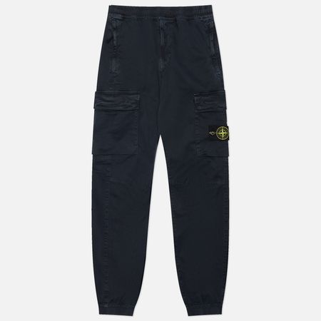 Мужские брюки Stone Island Stretch Organic Broken Twill Cotton Old Effect Regular Tapered