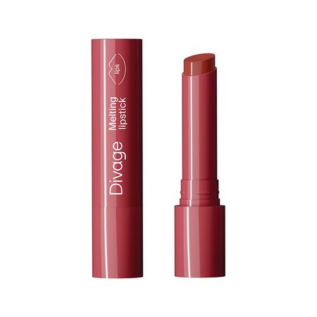 Помада-бальзам для губ DIVAGE MELTING LIPSTICK с тающей текстурой и глянцевым финишем тон 03 Spicy tea