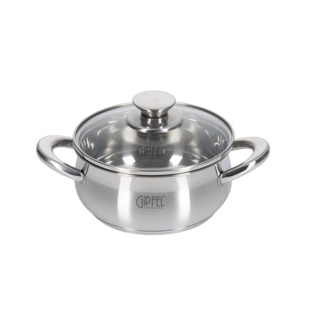 Кастрюля из нержавеющей стали Gipfel Serenade 1742 16 см13 л 2999₽