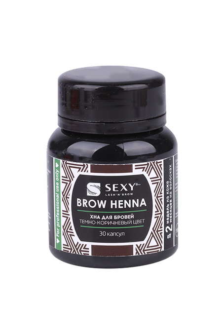 Хна Innovator cosmetics Sexy Brow Henna д/бровей темно-коричневый 30 шт