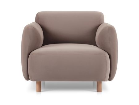 Кресло divanru Пайпел-2 Велюр Кофейный 41990₽