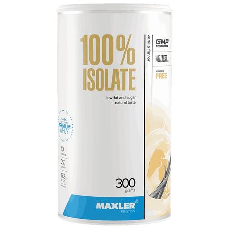 Макслер 100% Изолят Пор.300Г Ваниль