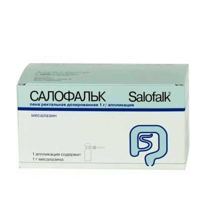 Салофальк Пена Ректальная Доз.1Г/Аппликация Баллон №1