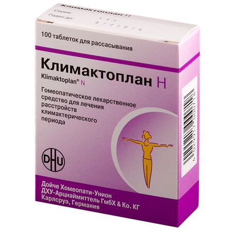 Климактоплан Н Таб.д/Рассас.гомеопат.№100