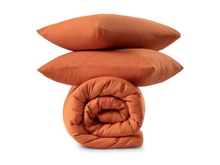 Полукомплект постельного белья divanru Миксуй 15 Терракотовый 3090₽