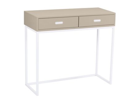 Консоль divanru Кайли 90x35 БежевыйБелый 18690₽