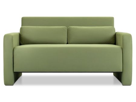 Диван прямой divanru Ланер-Мини 120 Velvet Olive 29990₽