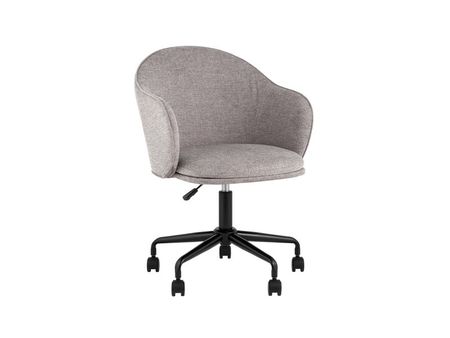 Офисное кресло divanru Иверс Шенилл СерыйЧерный 19690₽