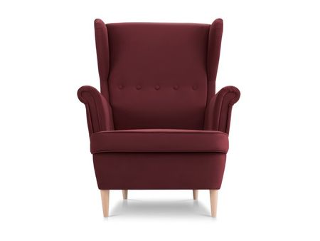 Кресло divanru Дженкс Велюр Бордовый 20990₽