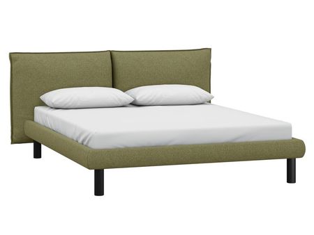 Кровать divanru Кейт 200 Рогожка Оливковый 60990₽