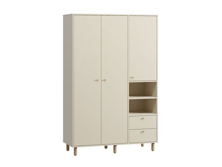 Распашной шкаф divanru Дикинс 3-124x190 Светло-бежевый 34990₽