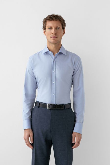 Сорочка из хлопка вискозы и шёлка Carlo Bassetti Италия 8990₽