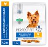 Сухой корм для собак PERFECT FIT мелких и миниатюрных пород курица, 1,2 кг