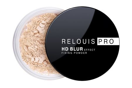 Пудра фиксирующая с эффектом блюра PRO HD blur effect fixing powder  RELOUIS тон:01 10 г