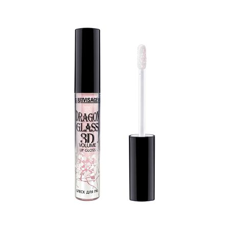 Блеск для губ LUXVISAGE DRAGON GLASS 3D VOLUME LIP GLOSS тон 03 flamingo