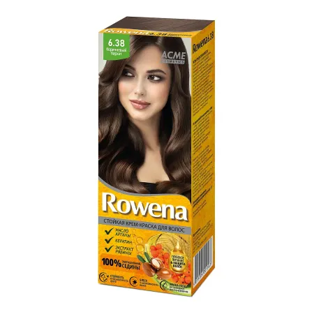 Крем-краска для волос Rowena тон 6.38