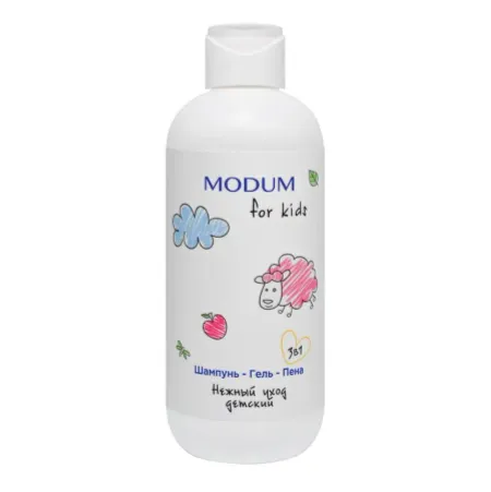 Шампунь-гель-пена MODUM FOR KIDS 3в1