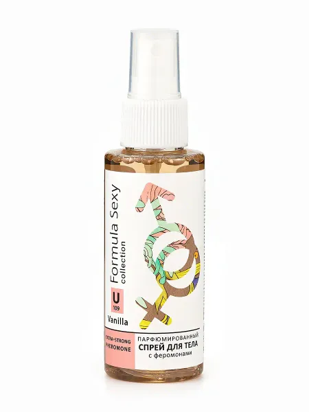 Мист парфюмированный спрей с феромонами для тела vanilla u109, 100 мл (по мотивам vanilla blend zielinski & rozen)