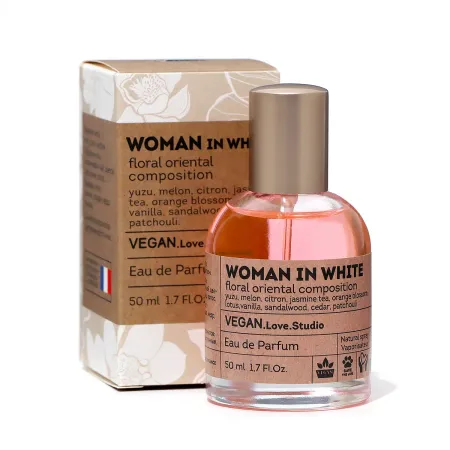 Парфюмерная вода женская vegan love studio woman in white, 50 мл (по мотивам donna trussardi (trussardi)