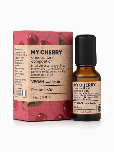 Парфюмерное масло женское my cherry, 15 мл (по мотивам lost cherry (tom ford)