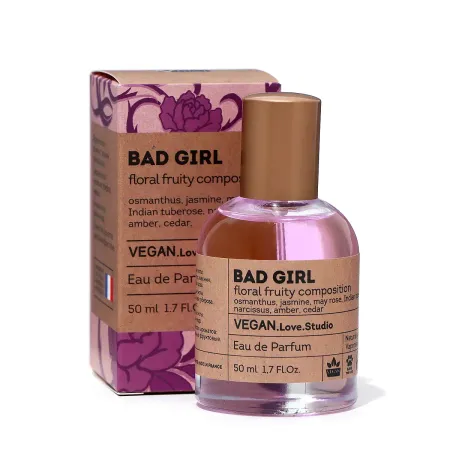 Парфюмерная вода женская vegan love studio bad girl, 50 мл (по мотивам good girl gone bad)