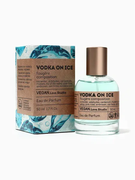 Парфюмерная вода женская vegan love studio vodka on ice, 50 мл (по мотивам vodka on the rocks (kilian)