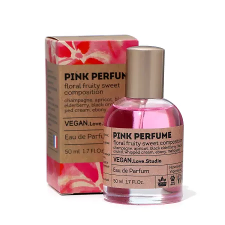 Парфюмерная вода женская vegan love studio pink perfume, 50 мл (по мотивам pink molecule 090 09 (zarkoperfume)