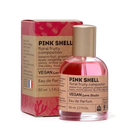Парфюмерная вода женская vegan love studio pink shell, 50 мл (по мотивам bombshell by victoria´s (v.secret)