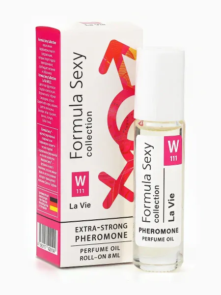 Парфюмерное масло женское с феромонами formula sexy collection la vie w111, 8 мл (по мотивам la vie est belle (lancome)