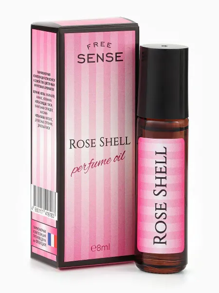 Парфюмерное масло женское free sense rose shell, 8 мл (по мотивам bombshell (victoria's secret)