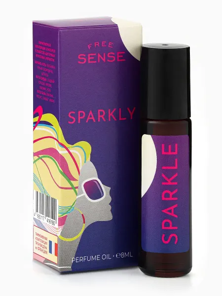 Парфюмерное масло женское free sense sparkly, 8 мл (по мотивам moon sparkle (escada)