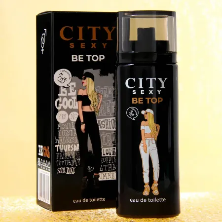 Туалетная вода женская city sexy be top, 60 мл