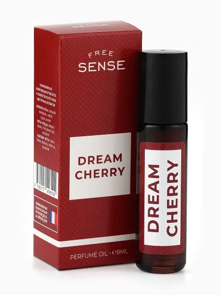 Парфюмерное масло женское free sense dream cherry, 8 мл (по мотивам lost cherry (tom ford)