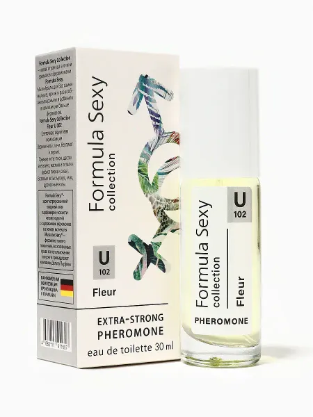 Туалетная вода женская с феромонами collection fleur u102, 30 мл