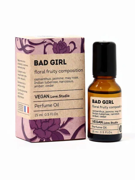 Парфюмерное масло женское bad girl, 15 мл