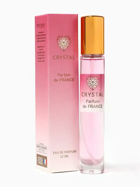Парфюмерная вода женская parfum de france crystal, 12 мл